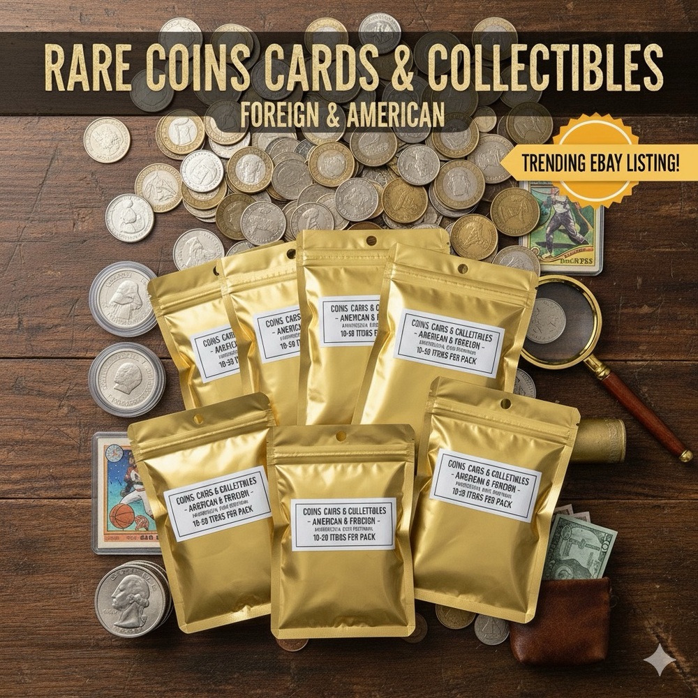 Lot Of Coins, Cards & Collectibles